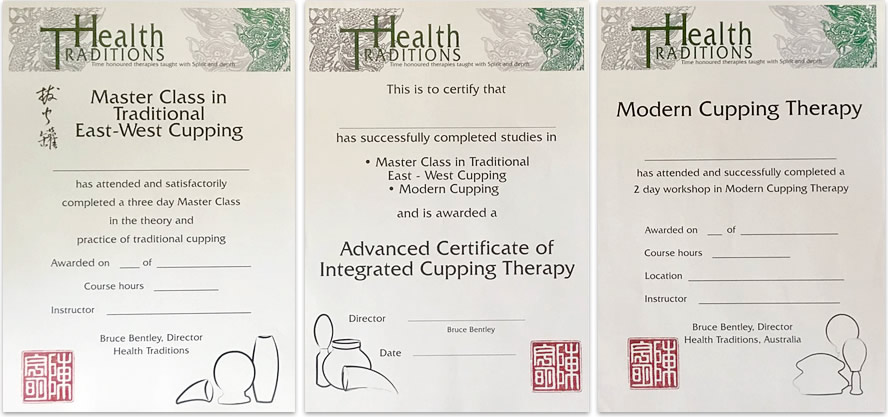 Advanced Certificate in Integrated Cupping Therapy Courses available