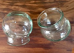 Large glass cups